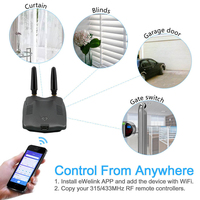 Module d'automatisation domestique intelligent EWeLink RF Bridge 315 MHz et 433 MHz, interrupteur sans fil Wi-Fi, minuterie universelle, conversion DIY