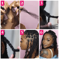 Extensions de Cheveux Humains Vierges Bouclés Crépus Afro de Haute Qualité 100% Non Traités et Bruts, Cuticules Alignées, en Vrac, Fournisseur de Dreadlocks