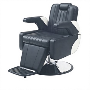 Fauteuil de Barbier Commercial Inclinable en Cuir PU Moderne, Nouveau Design, Pompe Hydraulique, Durable - Product Image 4