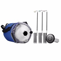 Petit réservoir cryogénique de thermos d'azote liquide de vide YDS-6 le conteneur de sperme de bétail