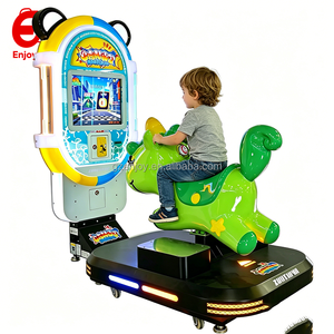 Vente en gros usine : Machine de jeu d'arcade 3D à balançoire pour enfants, en métal et fibre de verre, avec écran LCD, à monnayeur, version anglaise, certifiée CE - Product Image 1