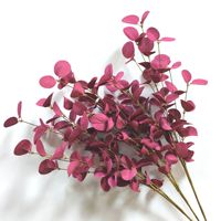 Feuilles d'eucalyptus artificielles en PE pour la décoration intérieure