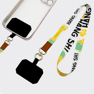 Custom <b>Phone</b> <b>Lanyard</b> With Pad Nylon Adjustable Universal Mobile <b>Phone</b> <b>Straps</b> For Men Women - Product Image 1