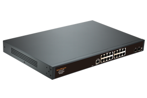 Standaard 16 + <span class=keywords><strong>2</strong></span> Volledige Gigabit Poe Switch L2 <span class=keywords><strong>Web</strong></span> Beheerde/App-Ondersteuning Af/Bij Intern Vermogen 250W - Product Image 3