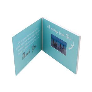 Luxury 4.4 Inch <strong>LCD</strong> <strong>Video</strong> <strong>Greeting</strong> <strong>Card</strong> Personalized Offset Printing Thank You <strong>Card</strong> with <strong>Video</strong> Display Gifts - Product Image 3