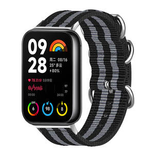 Correa de hebilla deslizante de nailon de bajo <span class=keywords><strong>precio</strong></span> para pulsera <span class=keywords><strong>Xiaomi</strong></span> Mi <span class=keywords><strong>Band</strong></span> 8 9 - Product Image 1