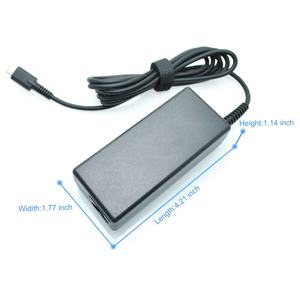 Fuente de Alimentación para Portátil Tipo C de 65 W, Adaptador de Corriente Alterna de 20 V 3,25 A, Repuesto de Cargador TPN-DA20 TPN-CA21 L67440-001 para H - Product Image 3