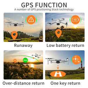Drone Quadricoptère Professionnel 5G GPS EIS Anti-Secousse à 3 Axes avec Moteur Sans Balais KF102 Max 2025 Haute Qualité Caméra Double 4K - Product Image 6