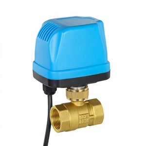Vanne à boisseau sphérique électrique en laiton étanche IP54, trois voies, DN20 DN25, AC220V 110V, normalement fermée, motorisée, détachable /eau OEM CE PTF - Product Image 2
