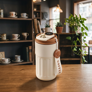 Thermos intelligent LED 450 ml en acier inoxydable, tasse à café de voyage, affichage de la température, isolation thermique de 6 à 12 heures, écologique - Product Image 3