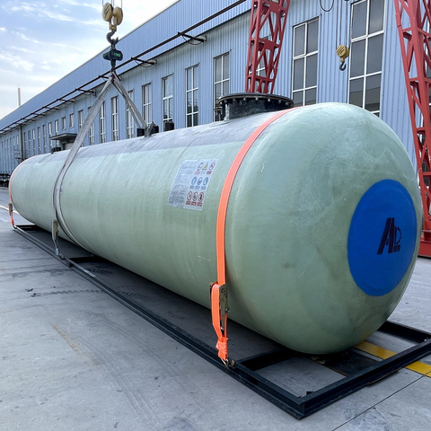 Large Capacity Steel and Fiberglass Sf Double Layer Petrol Oil Diesel Fuel Tank