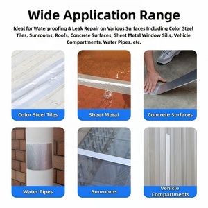 Cinta de Butilo de Aluminio Impermeable para Sellado de Techos de Concreto en Exteriores, Ecológica y Resistente a los Rayos UV - Product Image 5
