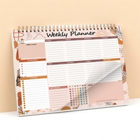 Planificateur de repas avec liste de courses, planification du menu, carnet de suivi de régime sain, suivi de perte de poids, couverture de carnet, cadeau