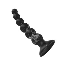 Perles anales vibrantes à 9 modes, étanches à 100 %, rechargeables par USB, non lubrifiées, pour adultes