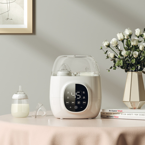 Moda 6 in 1 biberon ısıtıcısı sterilizatör elektrikli LCD sıcaklık göstergesi ile bebek süt şişesi isıtıcı taşınabilir - Product Image 2