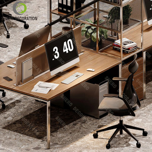 Escritorio de oficina de lujo personalizado, conjunto de muebles de oficina ejecutivos, estación de trabajo, muebles de oficina para decoración de oficina - Product Image 5