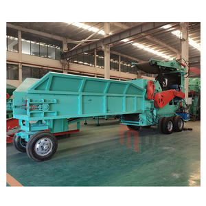 Déchiqueteuse à tambour industrielle de grande capacité, horizontale et <span class=keywords><strong>mobile</strong></span>, pour la fabrication de palettes de bois, de racines et de sciure de bois - Product Image 4