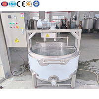 Machine de fabrication de fromage mozzarella pour usine laitière à petite échelle