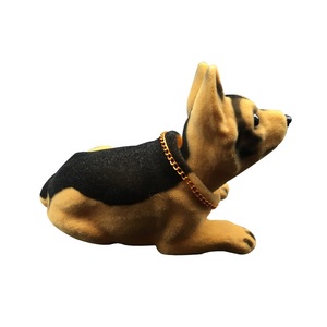 OEM Figurine de <span class=keywords><strong>chien</strong></span> à tête oscillante en résine, amusante et mignonne, pour tableau de bord de <span class=keywords><strong>voiture</strong></span>, intérieur de véhicule et maison, jouet à tête qui bouge - Product Image 4