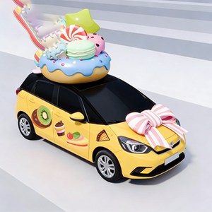 Affichage de gâteaux en forme de beignets sur le thème de la nourriture, gonflable personnalisé avec logo, pour les salons automobiles et les défilés - Product Image 5