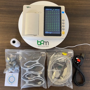 Xách tay 12 chì 3/6/12 kênh ekg thiết bị thú y điện tử cầm tay <span class=keywords><strong>ECG</strong></span> máy cho tim Giám sát - Product Image 2