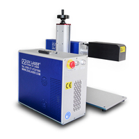 Machine de gravure laser 3D en métal avec tête Galvo à mise au point dynamique JCZ / Marqueur laser à fibre 30w 50w pour acier courbé