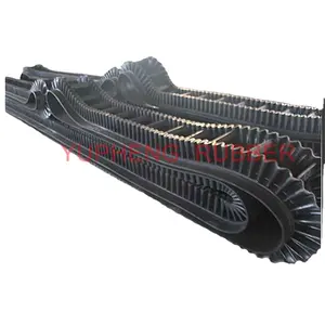 EP630/4 Steep Big Angle Skirt Low Cost Professional High Quality Cleat Sidewall Conveyor Belt