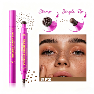 Stylo tampon double embout pour taches de rousseur, marqueur liquide à pointe unique pour le maquillage du visage, 4 couleurs, résistant à l'eau pour le maquillage de base - Product Image 6