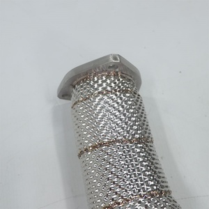 ท่อดาวน์ไปป์สำหรับ Audi RS6/RS7 C8 4.0T  พร้อมแผ่นกันความร้อนประสิทธิภาพสูง ท่อดาวน์ไปป์แบบ 300 เซลล์ - Product Image 4