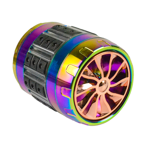 New Hot Sale 5 Layers 60mm Metal Manual <b>Herbs</b> High Quality Colorful <b>Herb</b> <b>Smoking</b> Grinder - Product Image 2