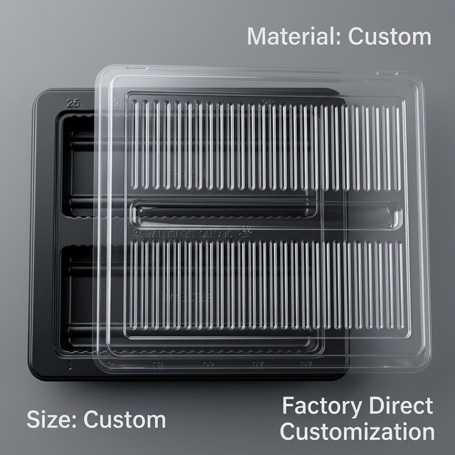 SUBANG Factory Direct Custom Plastic Memory Packaging Boxes with Lids for Long-type DIMM DDR4/DDR3/DDR2 Desktop & Server