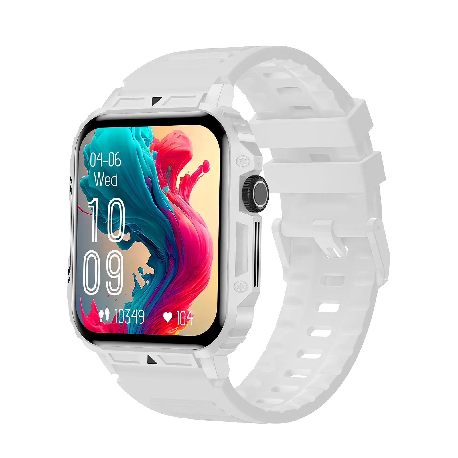 L81 S100 jam tangan pintar ultra kotak hadiah Set 49MM setelan 7 + 1 pengisi daya nirkabel SMS layar Amoled 7IN1 jam tangan pintar