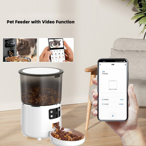 Distributore Automatico di Cibo per Animali con Telecamera, Videochiamata, Controllo Remoto WiFi, Visione Notturna, Batteria Ricaricabile, Grande Capacità per Cani e Gatti - Product Image 2