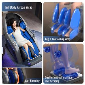 Fauteuil <span class=keywords><strong>de</strong></span> massage ergonomique pliable YJ-L36 à gravité zéro avec manipulateur télescopique 4D, thérapie chauffante intégrale et fauteuil inclinable électrique - Product Image 4