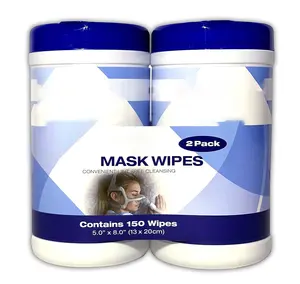 Oem ODM Nhà Máy Giá thân thiện với môi không mùi lint-miễn phí làm sạch cho CPAP và bipap máy mặt nạ làm sạch khăn lau