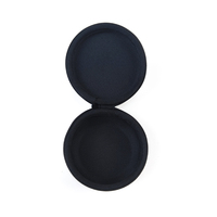 Boîte de suivi GPS noire personnalisée mini sac de suivi de voiture rond étui de suivi GPS de voiture en EVA dur