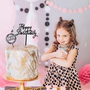 Glitter oro personalizzato matrimonio personalizzato <span class=keywords><strong>buon</strong></span> <span class=keywords><strong>compleanno</strong></span> acrilico torta Topper decorazione torta <span class=keywords><strong>compleanno</strong></span> e anniversario - Product Image 4