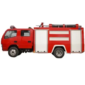 Sıcak Dongfeng 15ton yeni yangın söndürme kamyonu 5000L Mini itfaiye kamyonu Max kırmızı dizel tankı 337hp su yangın söndürme kamyonu