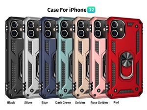 Funda Protectora Resistente <span class=keywords><strong>de</strong></span> TPU y PC con Soporte para Apple <span class=keywords><strong>iPhone</strong></span> <span class=keywords><strong>12</strong></span>, Funda Magnética Metálica para <span class=keywords><strong>iPhone</strong></span> <span class=keywords><strong>12</strong></span> 13 14 - Product Image 2