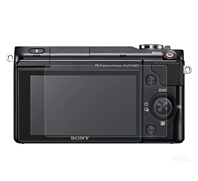 Super clear 9H 2.5D 0.3mm Tempered Glass screen protector for Sony NEX-3N DSLR Digital camera accessories
