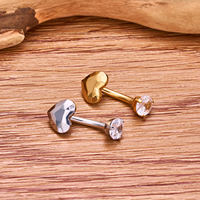 JIAXIN ASTM 36 Anneau de nombril de qualité implantable 14G pour femmes, bijoux de piercing corporel raffinés, vente en gros