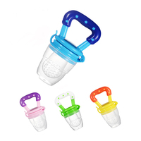 Sucette pour bébé en silicone écologique sans BPA, distributeur de nourriture pour bébé, sucette pour fruits, lot de 2, 3 en 1