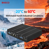Mini PC Industrial Intel Celeron Core Quad DDR3 8G 128G Win7 Win10 Linux Sin Ventilador AI Edge Nuevo Doble LAN Antipolvo SSD de Cálculo