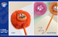 Pulpen Gel Monster Plush Strange Us 0.5mm Tinta Biru Desain Lucu Plastik untuk Pelajar dan Kantor |   Rekrut Agen Eksklusif Global