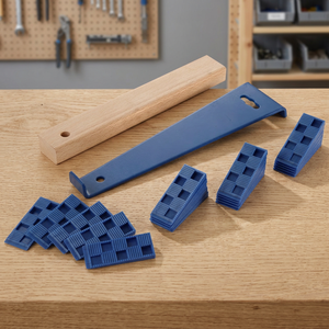 Kit de Instalación de Pisos de Ingeniería de Grado Industrial JSY-1000 de 22 Piezas con Material de Cuña de PP y Personalización OEM/ODM - Product Image 3