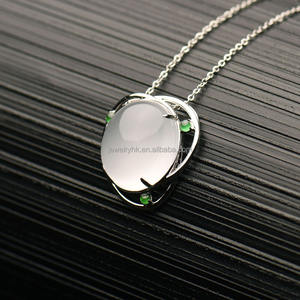 Collar de Jadeíta 5A Qingyabailu Feicui para Mujer, Transparente como el Hielo, Elegante, de Alta Calidad, Verde Imperial, Tipo Hielo, Clásico - Product Image 4