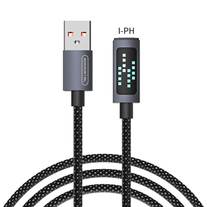 2025 nhà máy mới giá tốt SMS-BJ25 USB sạc cáp với nhôm Led Racing ánh sáng 3.1A cho Iphone cáp Para celular - Product Image 6