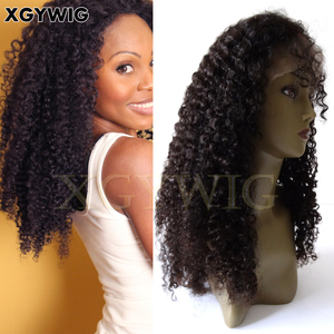 Stock 13x6 sans colle crépus bouclés HD dentelle frontale perruques porter et aller 100% vierge non traités cheveux brésiliens couleur naturelle - Product Image 2