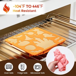 Halloween Ghost Castle <b>Silicone</b> Cake Mold LFGB Platinum Non Stick BPA Free Heat Resistant Mousse Cake Making Tool - Product Image 4