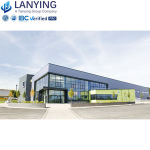 ورشة عمل مسبقة الصنع بهيكل فولاذي على الطراز الصناعي، مستودع، حظيرة، صالة عرض، مبنى سوبر ماركت، تصميم مركز تجاري حديث - Product Image 5